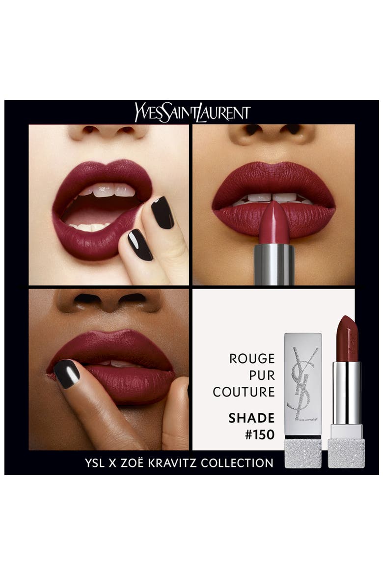 x Zoë Kravitz Rouge Pur Couture Lipstick (Limited Edition), Alternate, color, 150 TOPANGA SUNSET