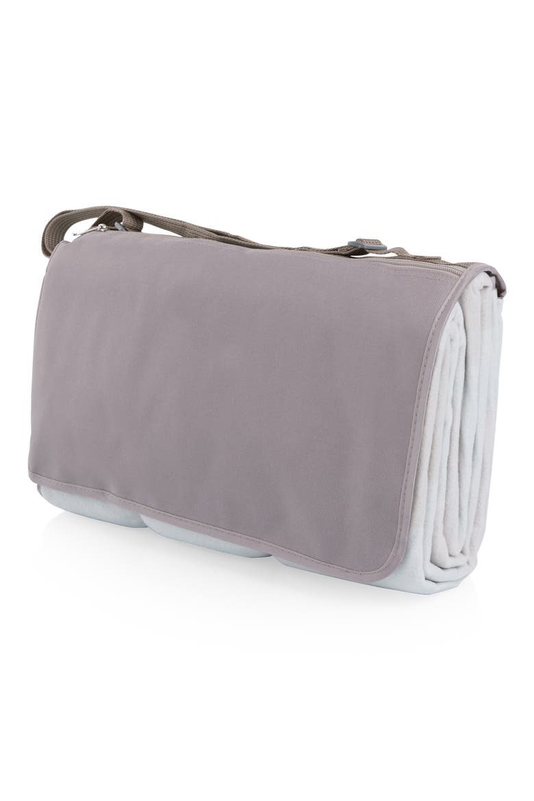 X-Large Outdoor Picnic Blanket Tote Bag, Alternate, color, BEIGE