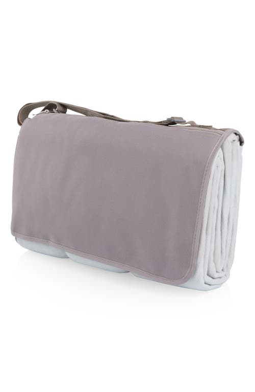 Picnic Time X-large Outdoor Picnic Blanket Tote Bag In Beige