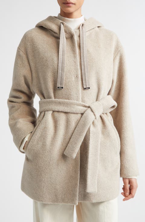 Alpaca Blend Beaver Effect Coat