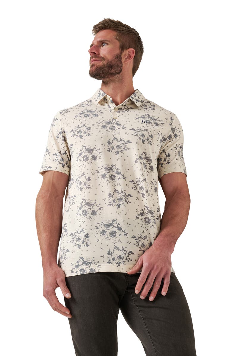 TravisMathew Local Forecast Cotton Blend Polo, Alternate, color, Birch