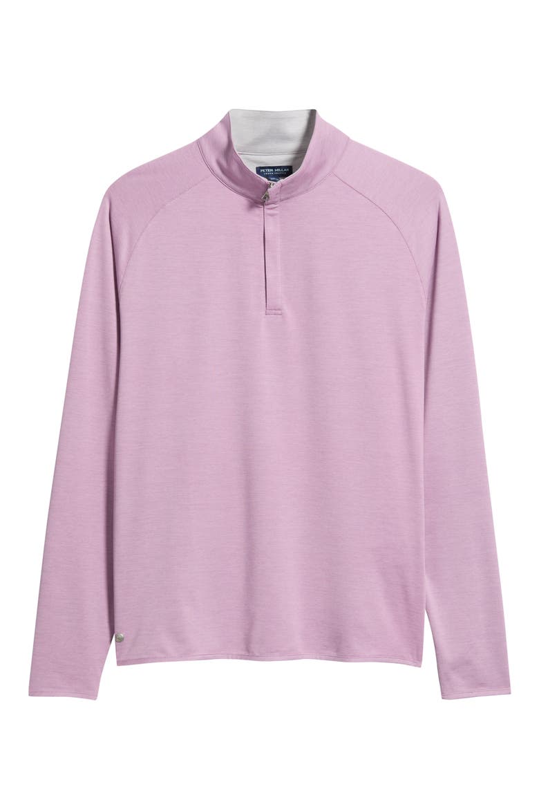Crown Crafted Stealth Performance Quarter Zip Pullover, Alternate, color, SOFT ORCHID