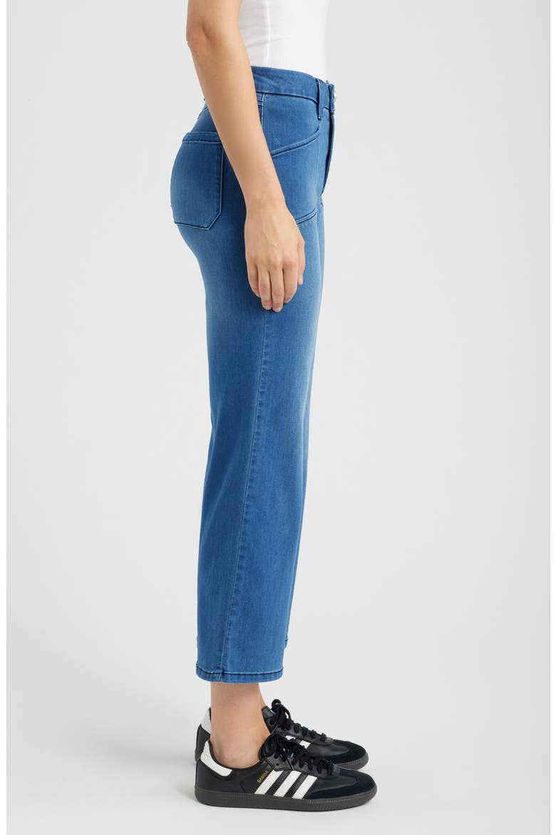 Better Butter High Waist Cropped Wide Leg Jeans, Alternate, color, KHARI