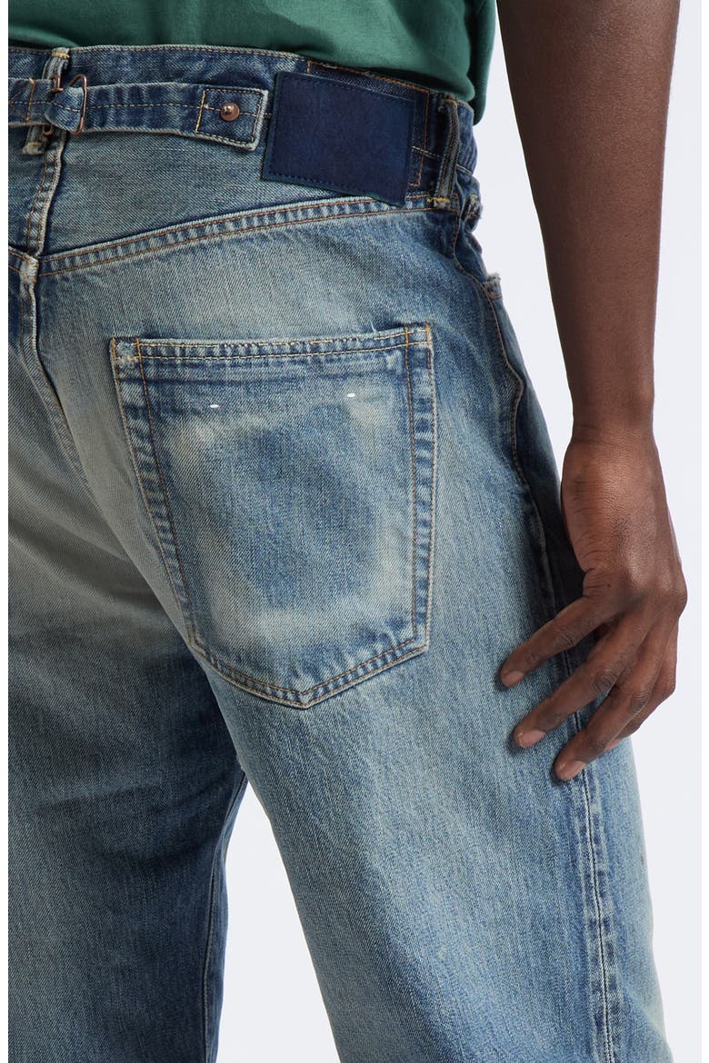 Social Sculpture 01 Distressed Wide Leg Jeans, Alternate, color, DYED DAMAGED
