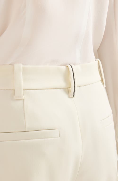 Brunello Cucinelli Loose Cigarette Trousers In Multi