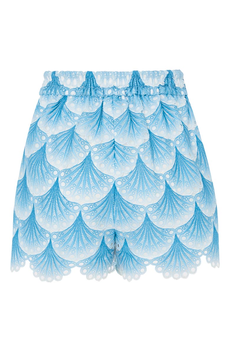 Milly Bubble Wave Lace Shorts, Alternate, color, 