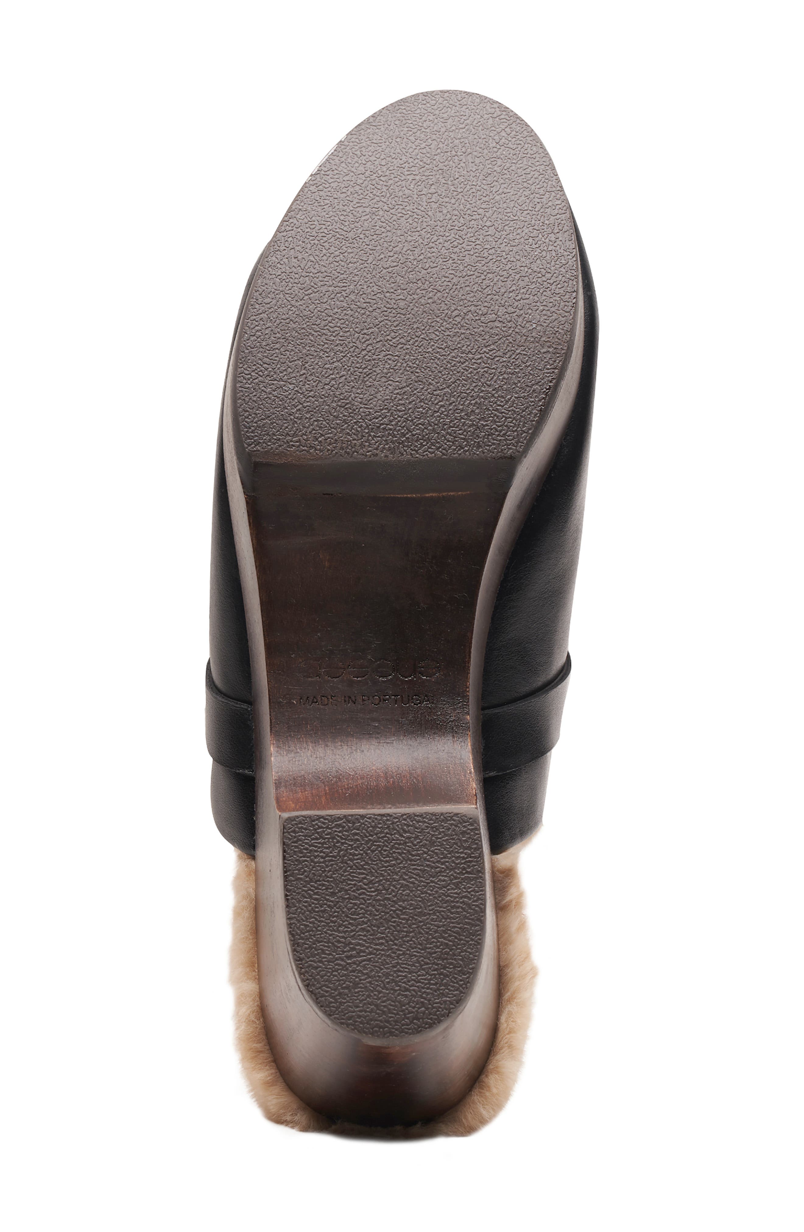 André Assous Sofi Faux Shearling Lined Water Resistant Clog, Alternate, color, 