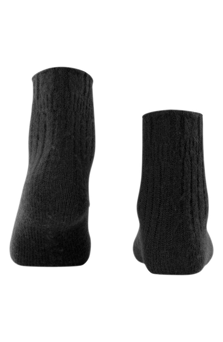 Falke Wool Blend Lounge Socks, Alternate, color, Black