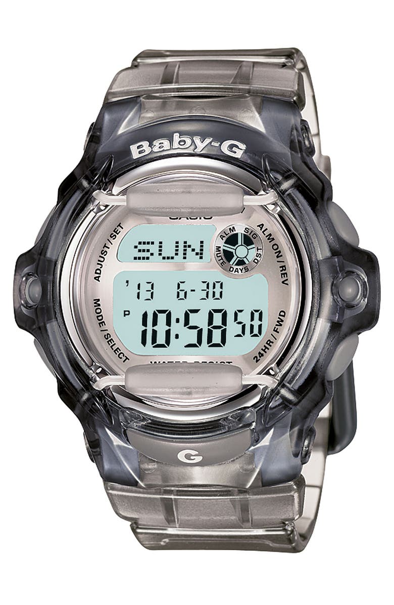G-SHOCK BABY-G Baby-G Jelly Watch, 46mm, Main, color, 