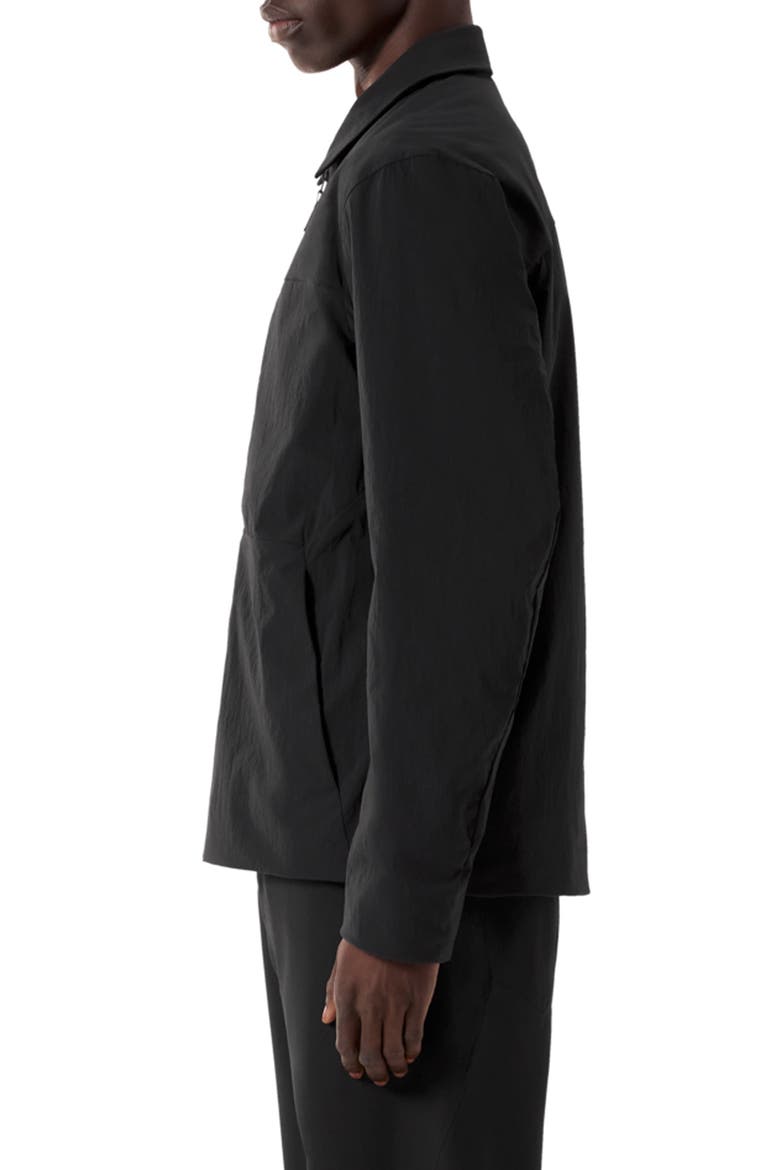 Mionn Water Resistant Insulated Overshirt, Alternate, color, BLACK