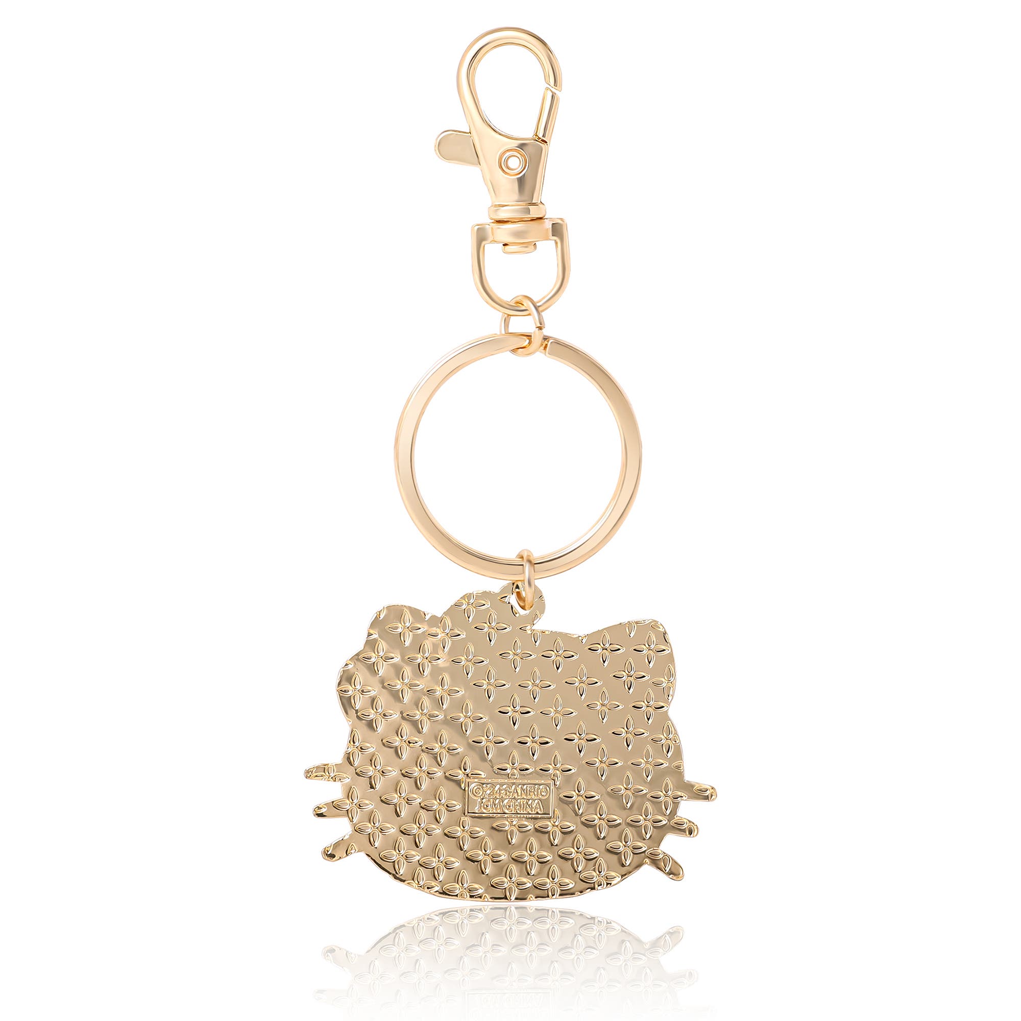 Hello Kitty Pave Crystal Bling Embellished Travel Keychain, Alternate, color, 