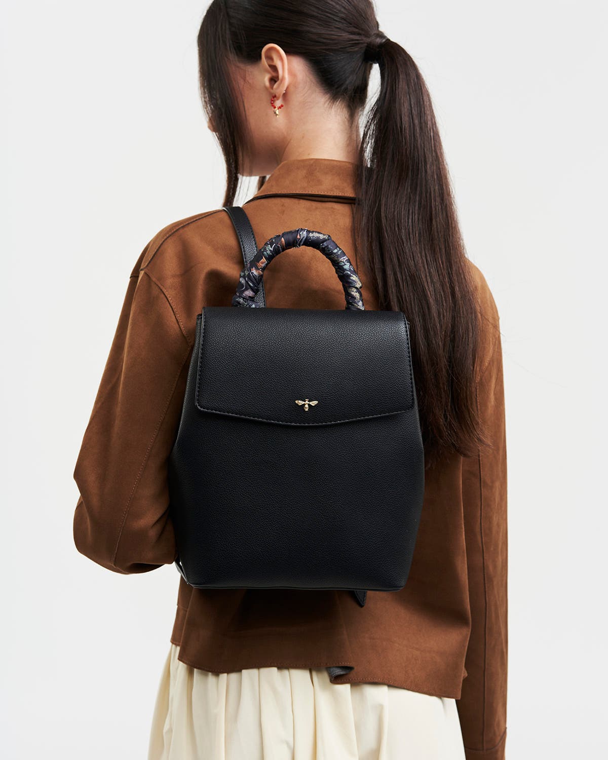 Fable England Laura Small Backpack, Alternate, color, Black