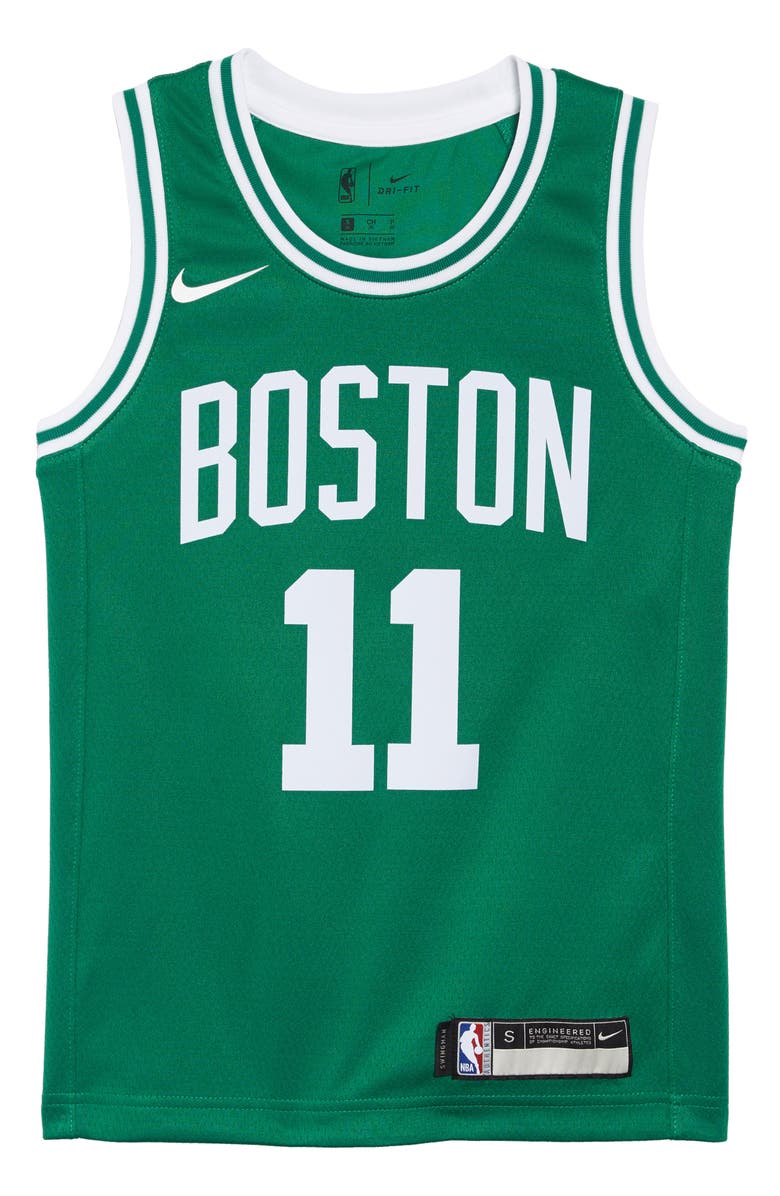 Nike Boston Celtics Kyrie Irving Basketball Jersey, Main, color, 