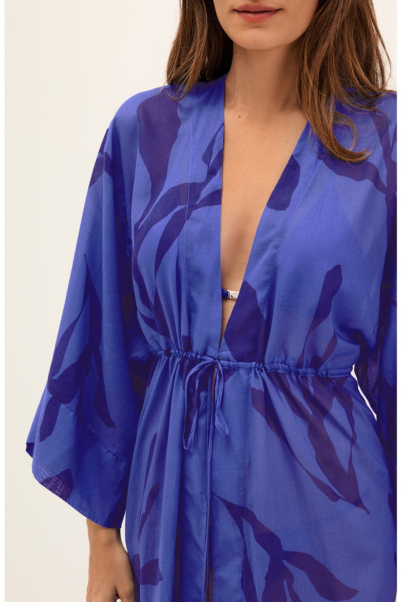 Yumi Long Cotton Cover-Up, Alternate, color, MULTI