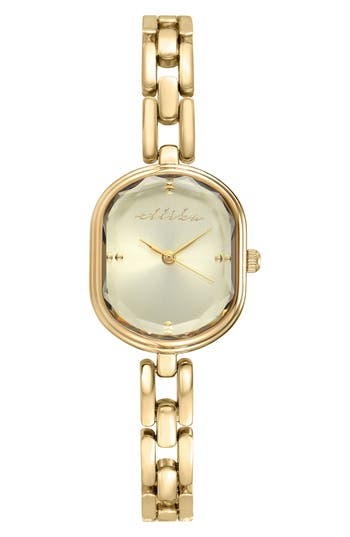Ettika Elegant Link Bracelet Watch In Gold