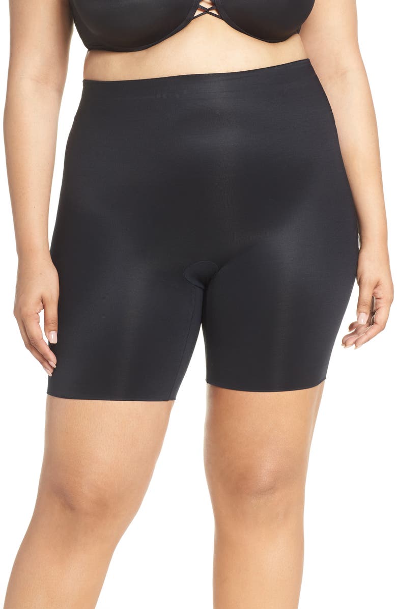 SPANX<sup>®</sup> Suit Your Fancy Booty Booster Mid-Thigh Shorts, Main, color, 