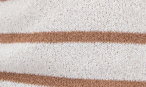 Kut From The Kloth Contessa Stripe Sleeveless Sweater In Ivory/tan