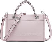KARL LAGERFELD PARIS Savoie Leather Crossbody Bag