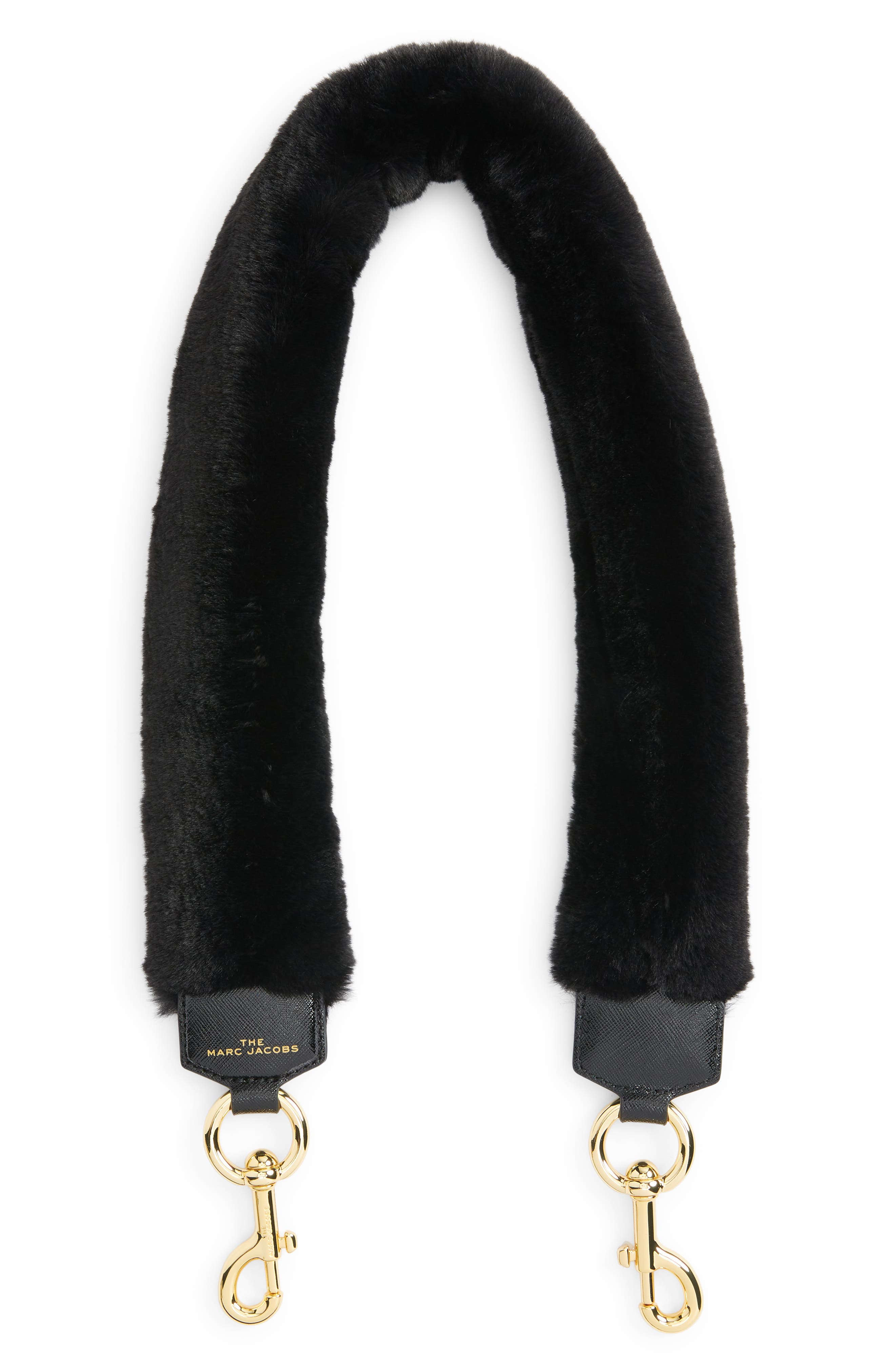 Marc Jacobs Faux Fur Shoulder Strap, Main, color, 