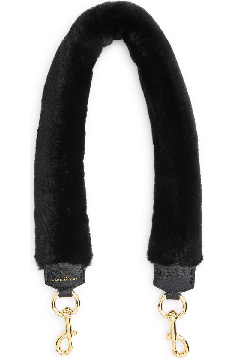 Marc Jacobs Faux Fur Shoulder Strap, Main, color,