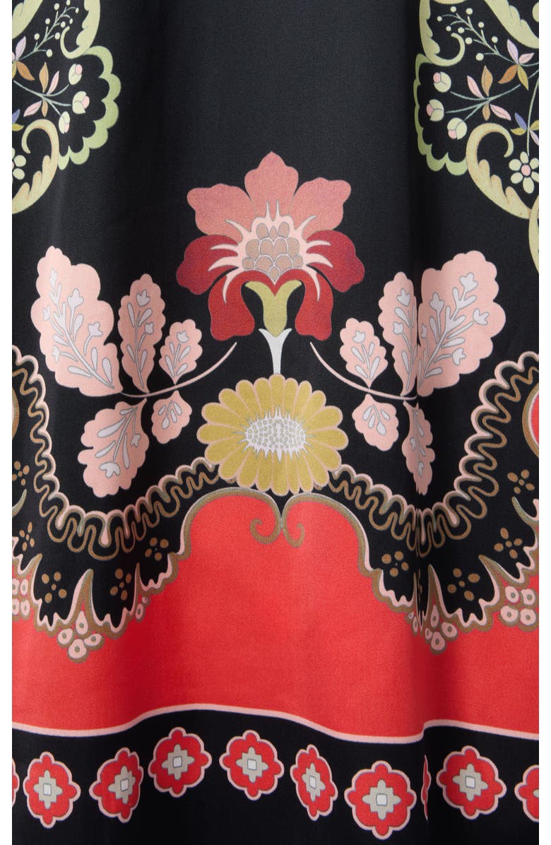 La DoubleJ Clingy Swing Dress, Alternate, color, Cornucopia Placée Black