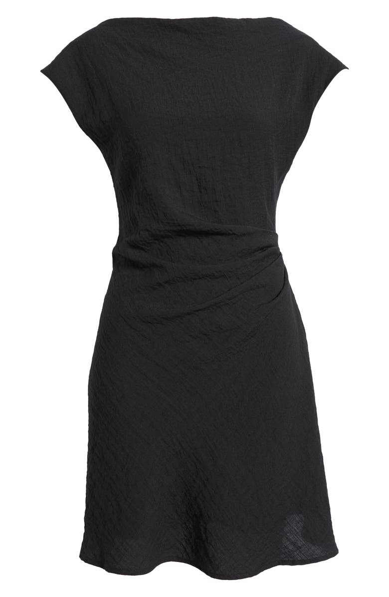 Sam Edelman Ruched Minidress, Alternate, color, Black