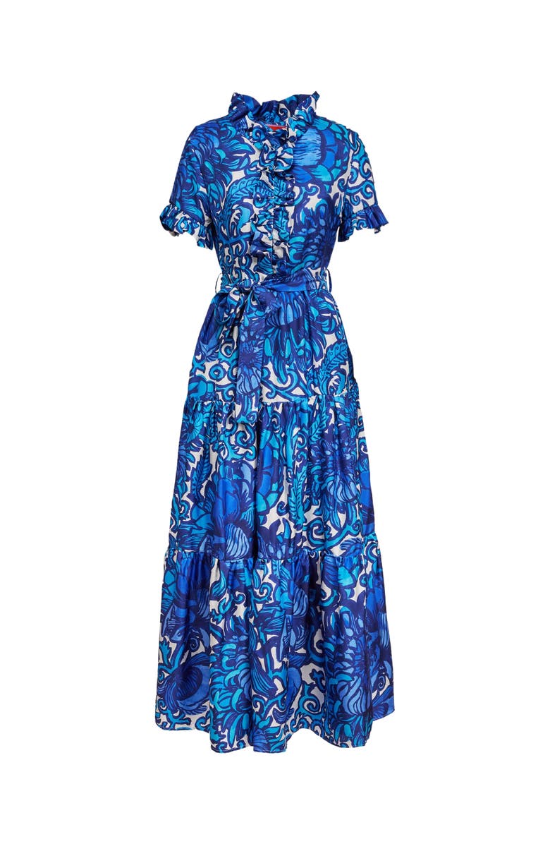 La DoubleJ Long And Sassy Dress Anemone Blue, Alternate, color, 