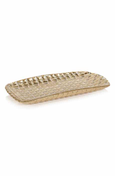 Zodax Braided Rectangular Serving Tray
