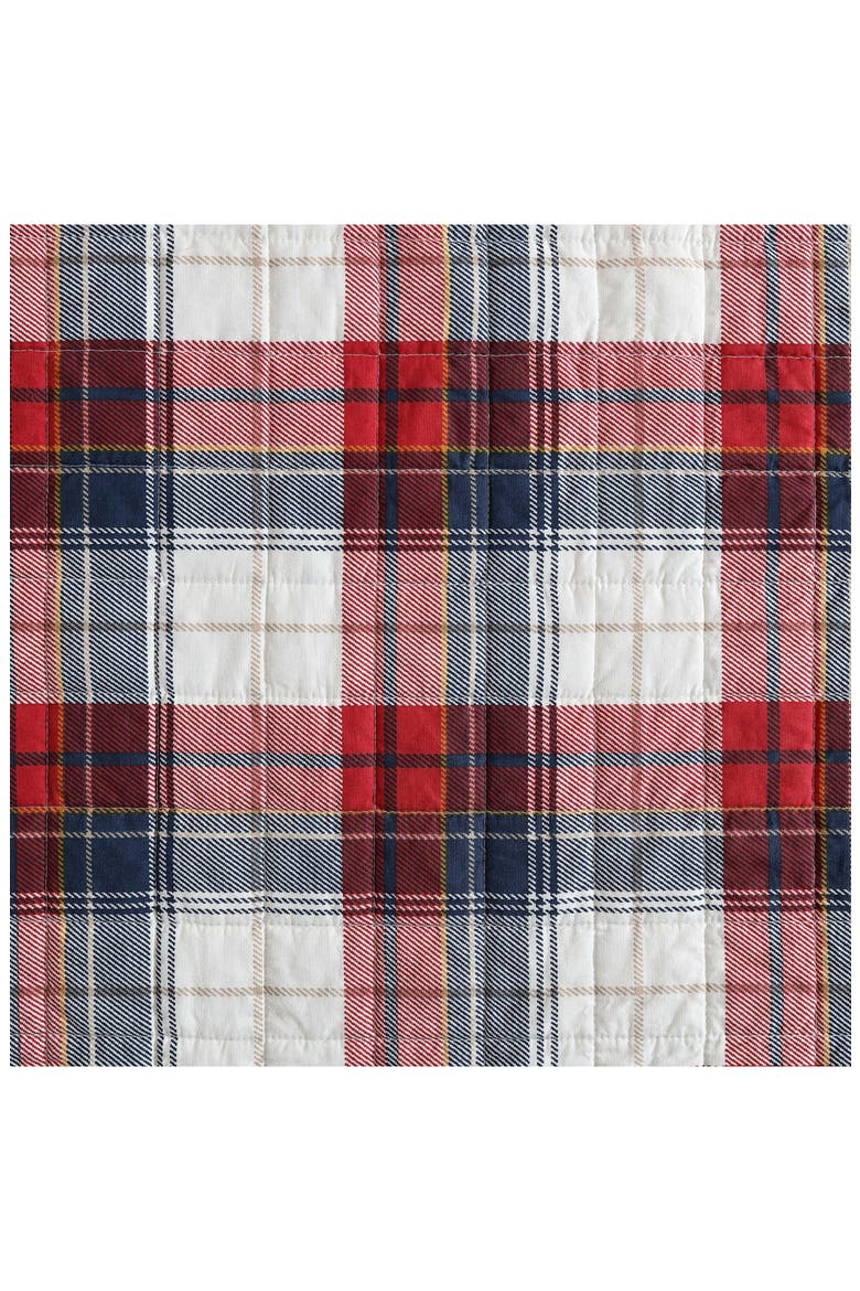 Rosedale Quilt & Sham Set, Alternate, color, RED SAIL/ NAVY