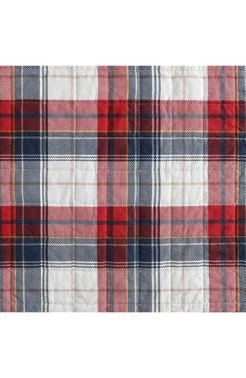 Nautica Rosedale Quilt & Sham Set In Red Sail/navy