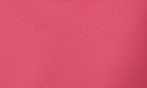Cece Bow Sleeve Cowl Neck Satin Charmeuse Top In Pink