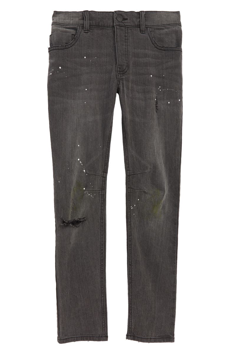 Treasure & Bond Distressed Paint Splatter Jeans, Main, color, Splatter Wash