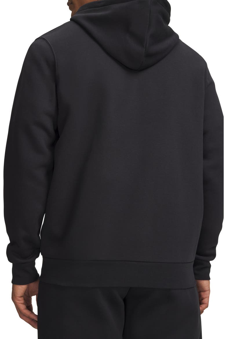 Icon Fleece Zip Hoodie, Alternate, color, BLACK