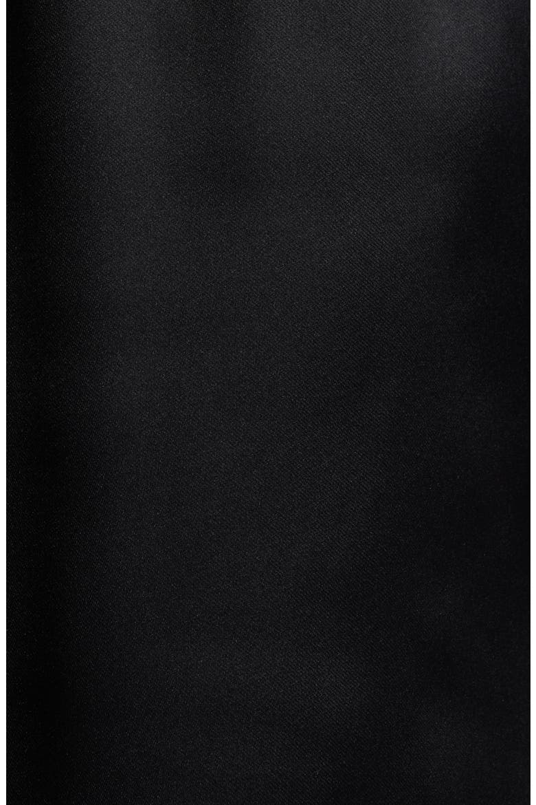 Regular Fit Satin Shorts, Alternate, color, BLACK