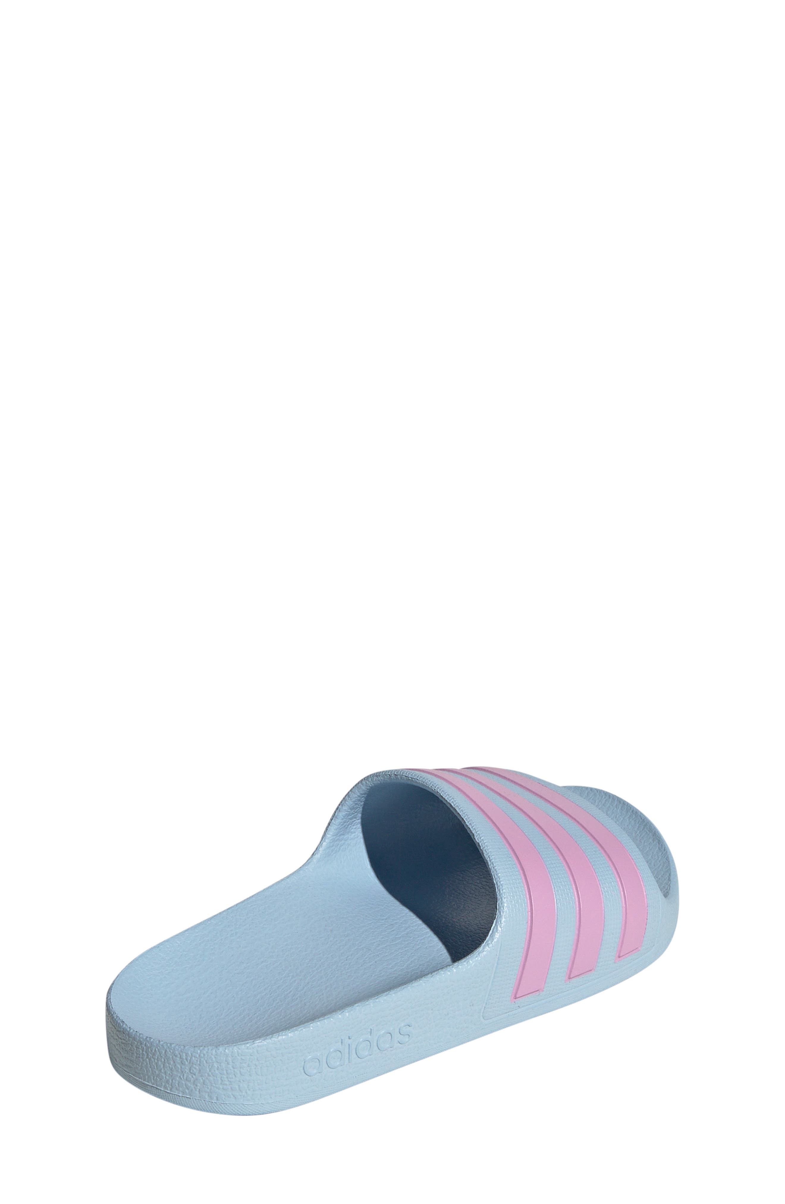 adidas Adilette Aqua Slide Sandal, Alternate, color, Globlu/Bli