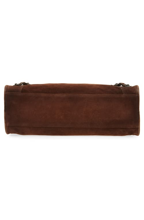 Balenciaga Medium Le City Suede Satchel