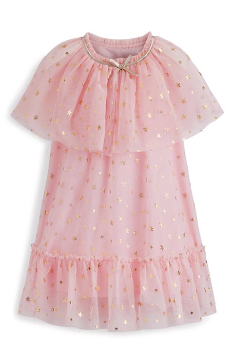 Kids' Tulle Cape Dress