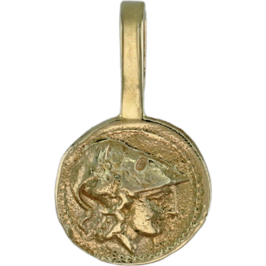 ALBISIA Mini Athena Coin Pendant in 14K Yellow Gold  product