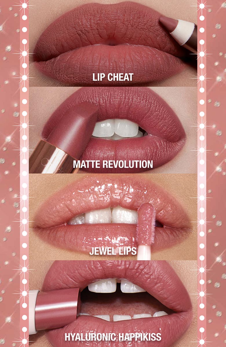 Charlotte Tilbury Pillow Talk Lip Wardrobe (Limited Edition) $74 Value, Alternate, color, 