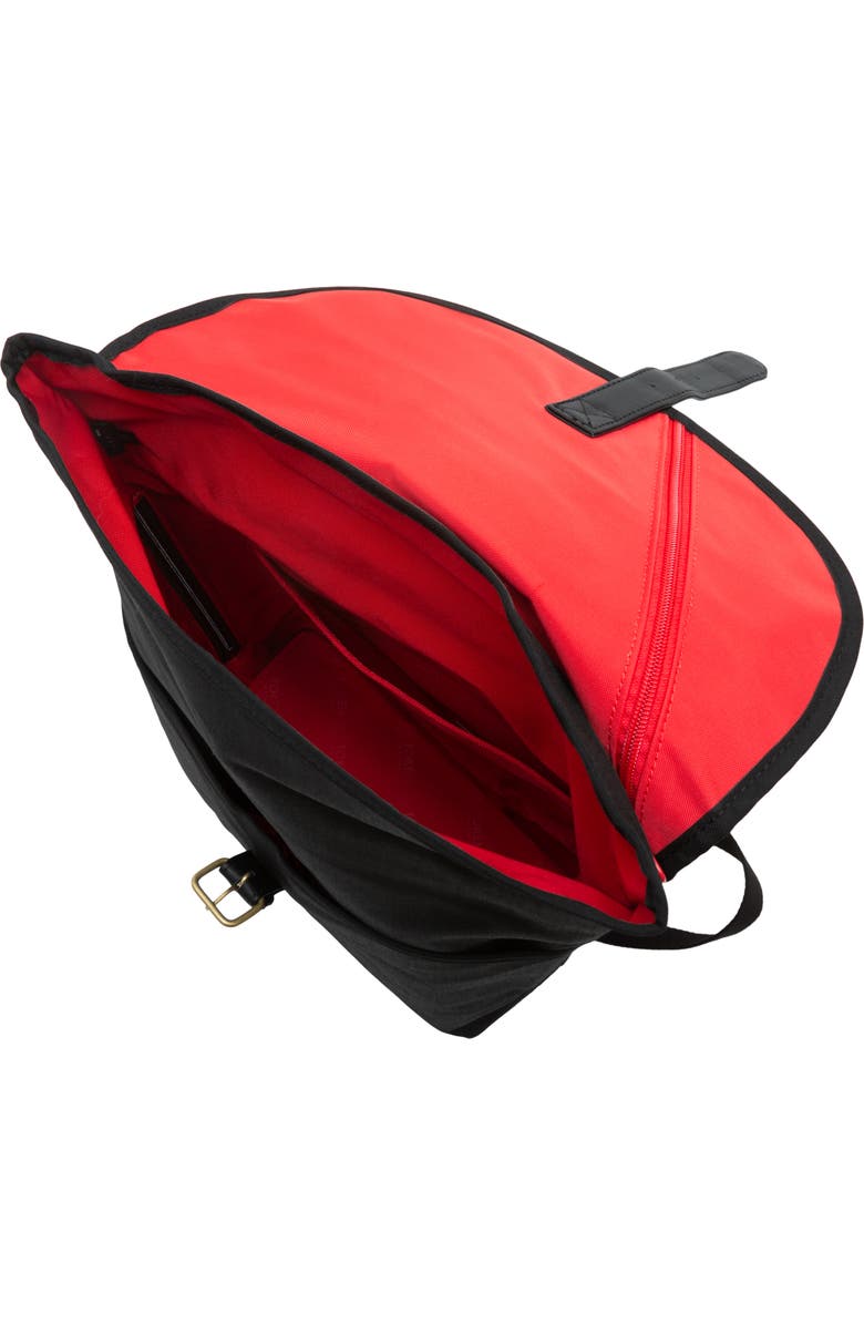 Token Waxed Nylon Bergen Backpack, Alternate, color, Black