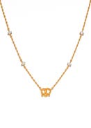 Girls Crew Salted Pretzel Pendant Necklace