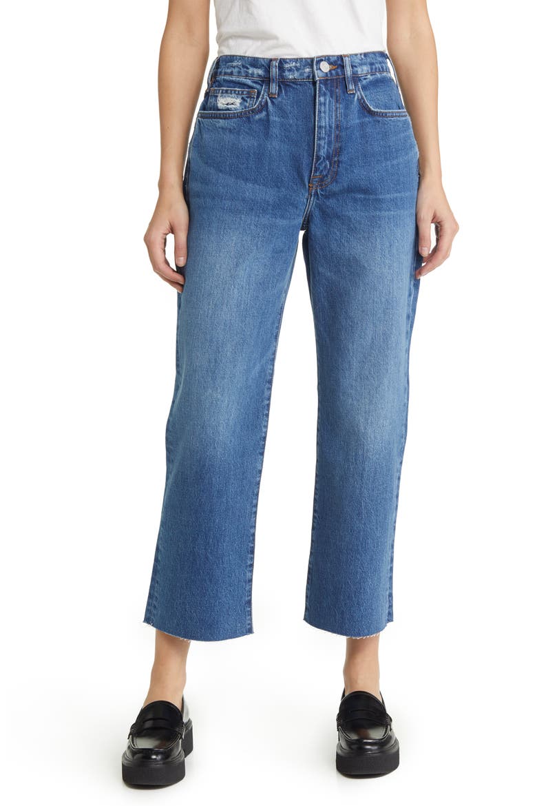 Le Jane Crop Wide Leg Jeans, Main, color, STEARNLEE