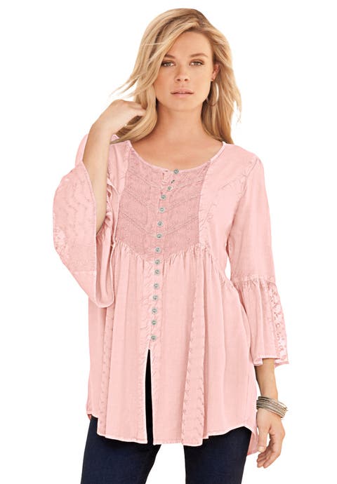 Taylor Acid Wash Big Shirt (Plus)