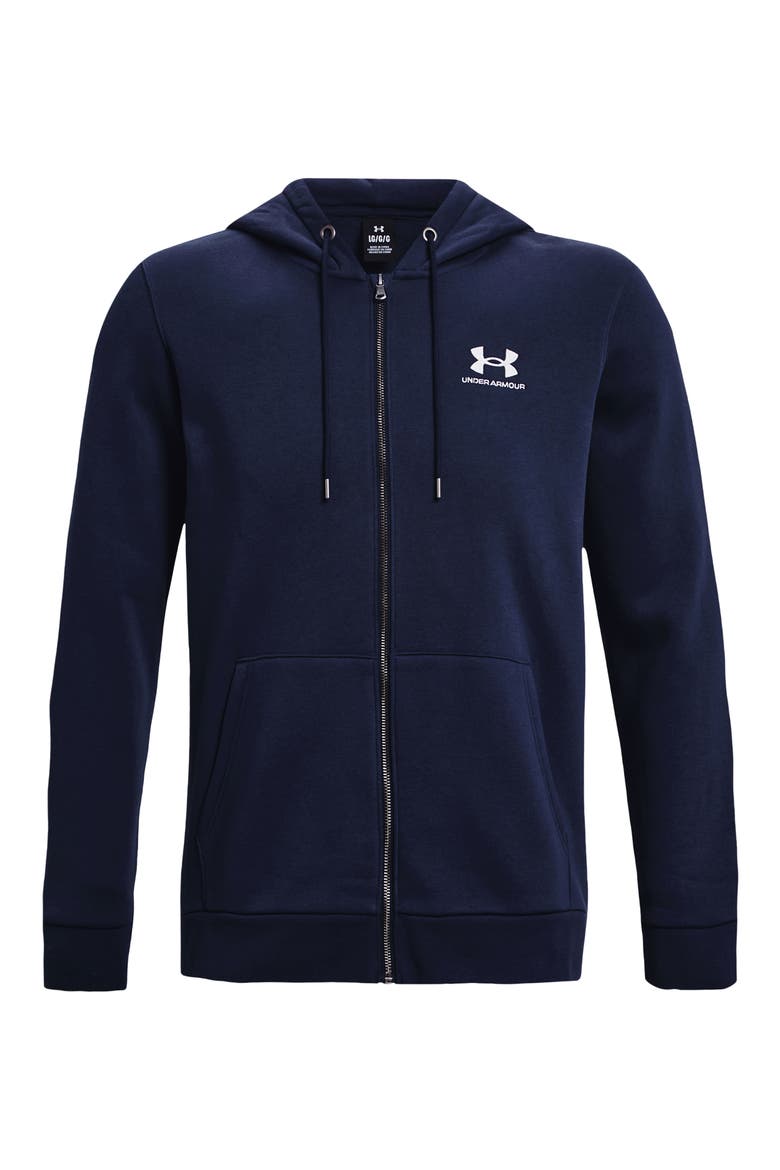 Icon Fleece Zip Hoodie, Alternate, color, MIDNIGHT NAVY