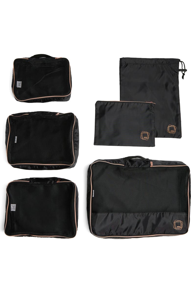 MYTAGALONGS Set of 6 Packing Pods, Main, color, Black