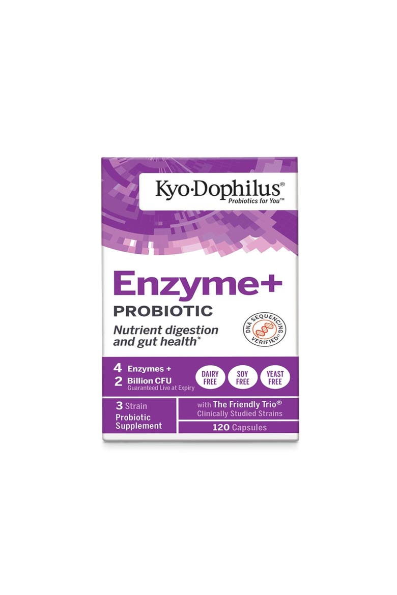 Enzymes+ Probiotic, Nutrient digestion and gut health, 120 Ct Capsules, Alternate, color, None