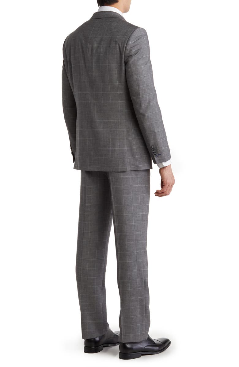 English Laundry Trim Fit Windowpane Suit, Alternate, color, 