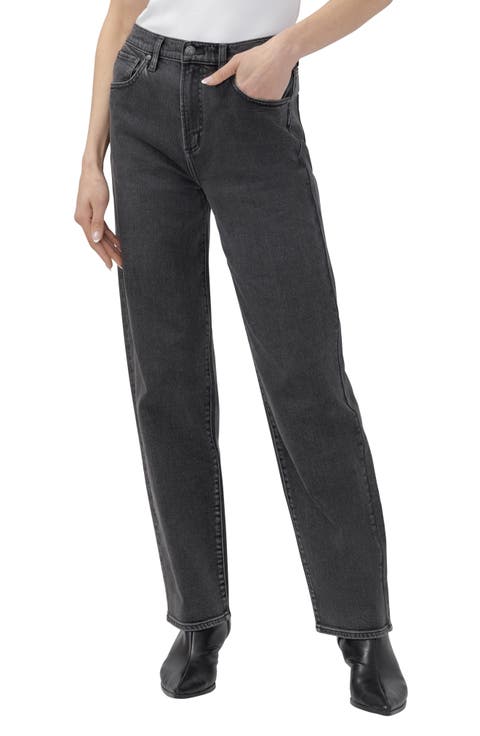 Highly Desirable High Waist Relaxed Straight Leg Jeans