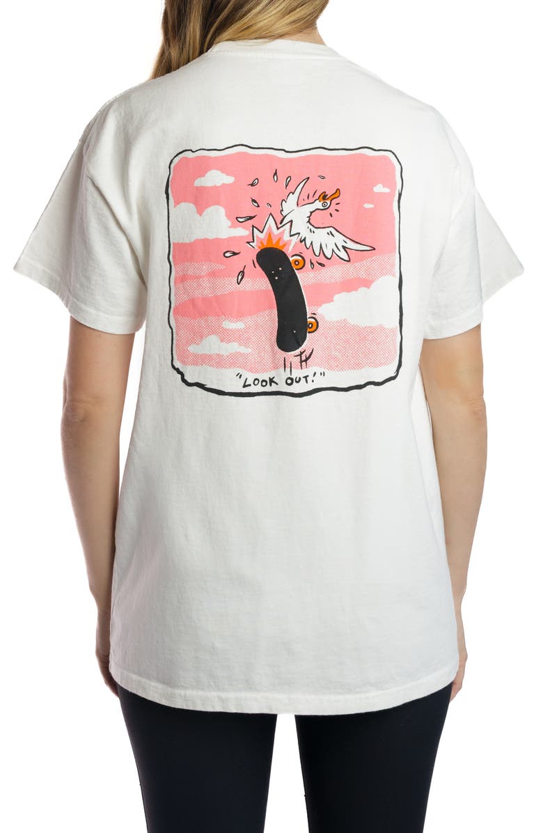 Vardagen Look Out! Oversized Tee, Alternate, color, Off-White