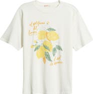 Marine Layer Oversize Hemp & Cotton Graphic T-Shirt